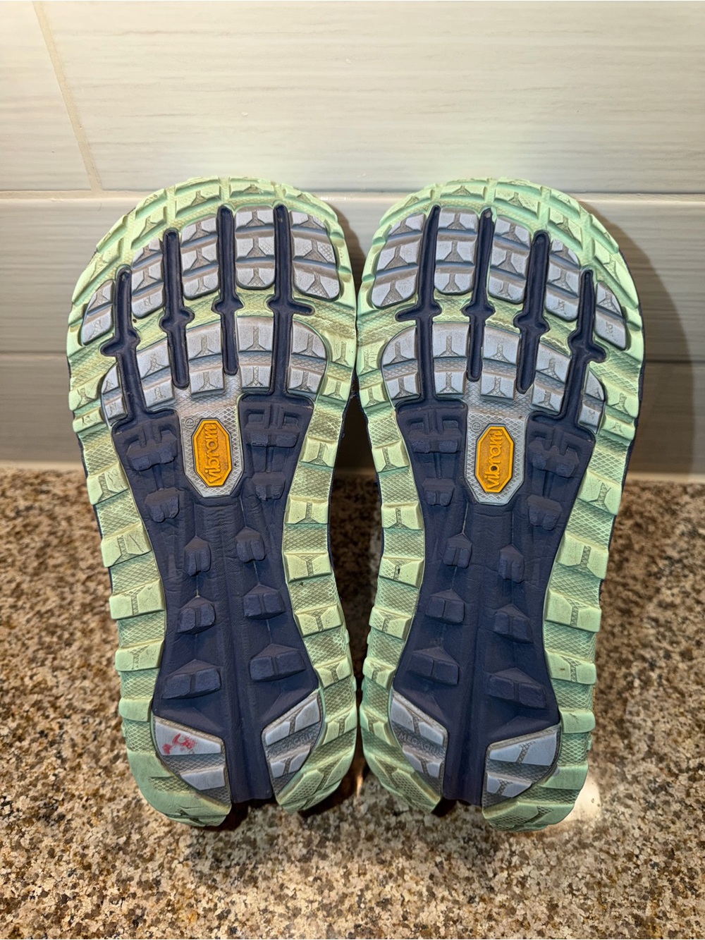 Altra Olympus 4 Trail Shoes - Light Gray, Navy & Mint - Picture 7 of 15